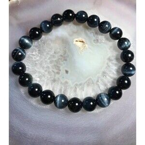 Blue Tiger Eye Stretch Bracelet